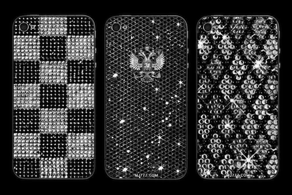 CASES OR TUNING FOR APPLE IPHONE DIAMOND MJ LUXURY EDITION